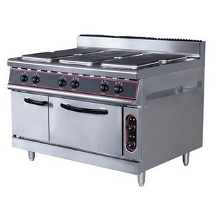 Four Stove Electric Hot-plate Cooker And Gas Oven