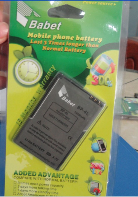 BP-4L for nokia, mobile phone battery packing