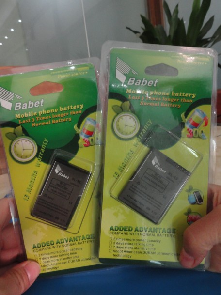 mobile phone battery,babet,package.