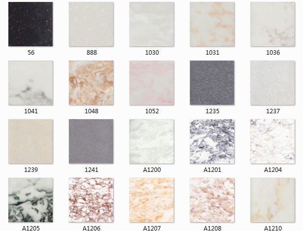 Duraluxe Stone Color Selections