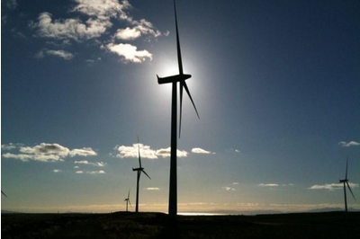 wind farm at Ardchonnel in Argyll