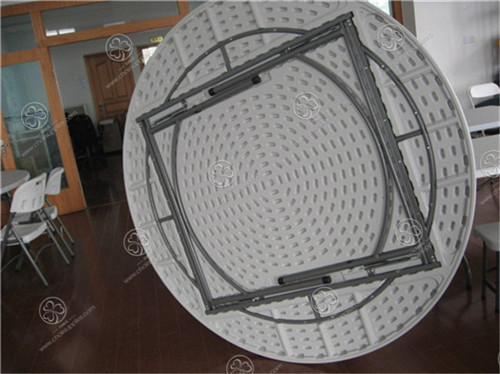 Plastic Round Folding Table--bottom