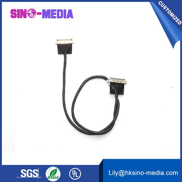 20pin 30pin kel harnesses Micro Coaxial LVDS display lvds cable KEL USL 30P Microcoax Cable 42AWG 130MM