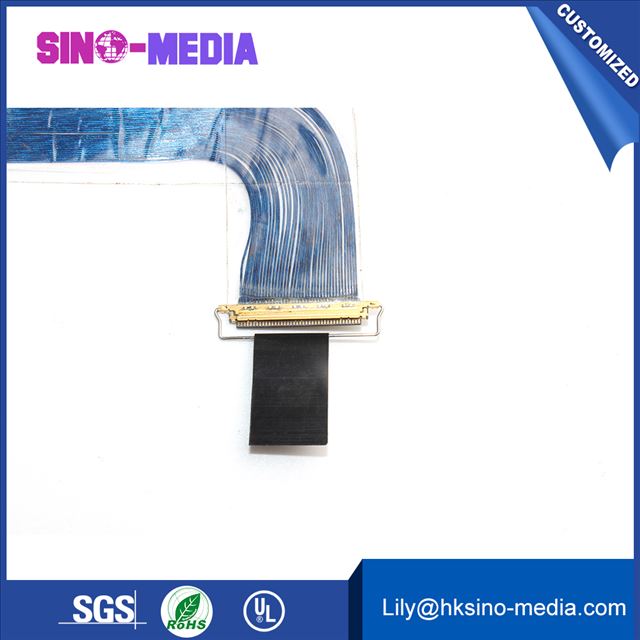 Custom 20 30pin connector edp lcd cable lcd lvds cable IPEX 40P LCD Cable