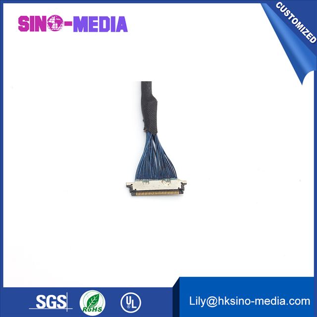 lcd cable starconn connector lvds 20 pin to 20 pin I-PEX Micro Coaxial LCD Extension Cable