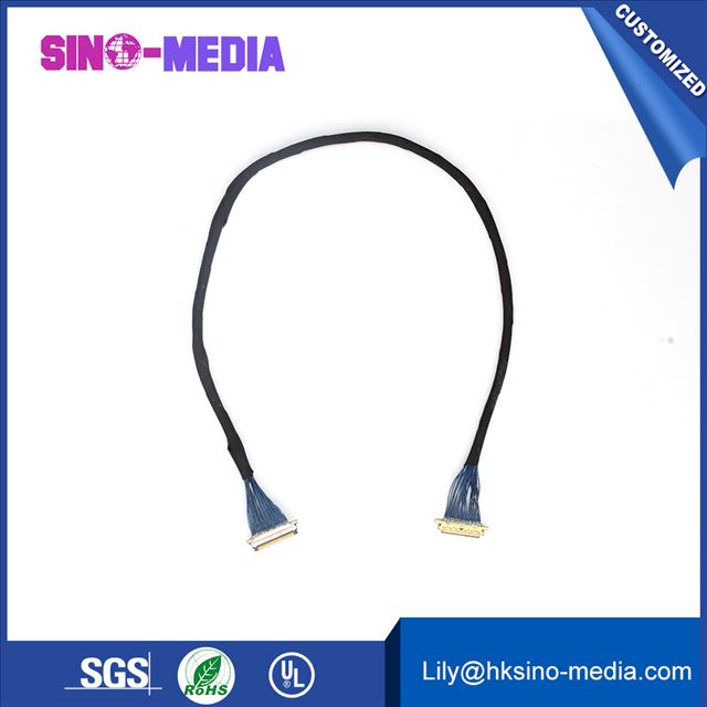 lcd cable starconn connector lvds 20 pin to 20 pin I-PEX Micro Coaxial LCD Extension Cable