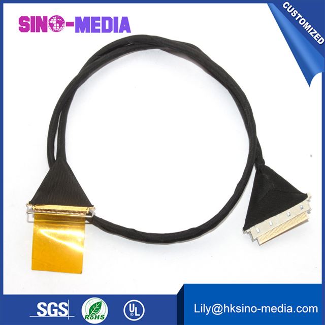 lvds display cable, ACES 88441 LVDS LCD Display Cable, lcd lvds cable, lvds lcd display,30 pin lvds connector
