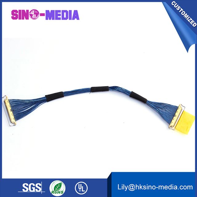 coxial lvds cable, 30 pin lvds connector, IPEX 20345 Cable,IPEX LCD Cable manufacturer,IPEX 20345 40P Cable, LVDS CABLE, LCD LVDS CABLE