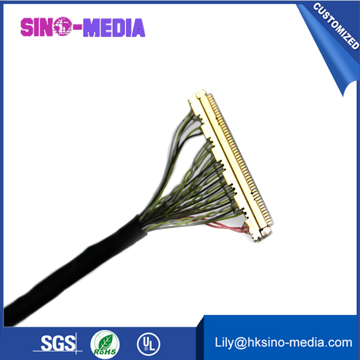 DF19 to DF19 Lcd screen lvds cable for starconn 093f30-b0b01a
