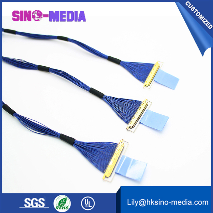 Both end FI-X30HL Lvds FFC Flat Ribbon cable for lcd monitor