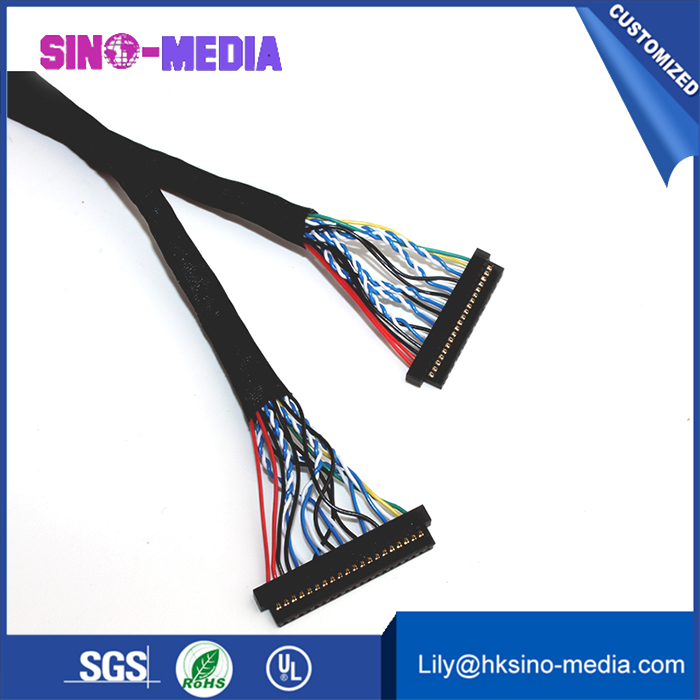 LVDS Extension Cable DF13 to DF19 HRS Connector Wiring Harness Assembly
