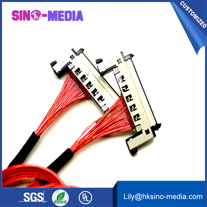 20 50 40 pin LVDS Cable/Audio Video Cables for LCD Panel