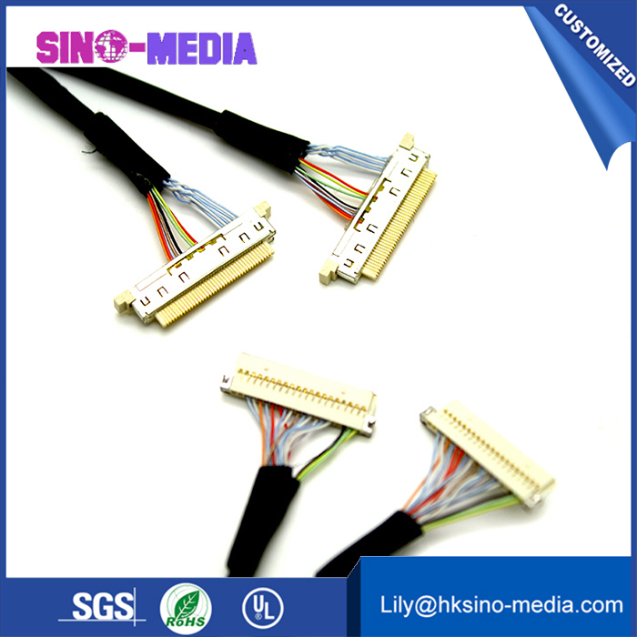 30 Pin FI-X DF19 DF14 Series 1.25mm Pitch LVDS Cable