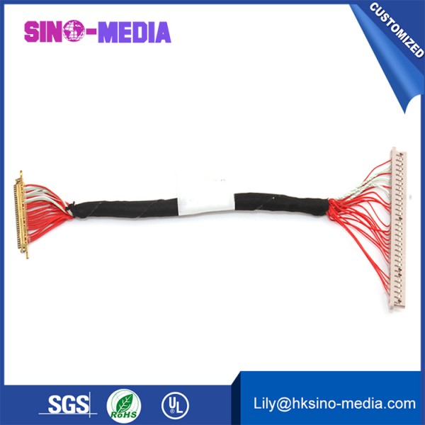 lcd lvds cable with jae hd1s040ha1