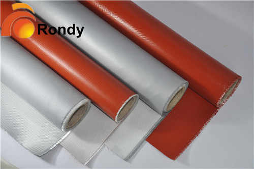 silicone coated fiberglass cloth for fire curtains 