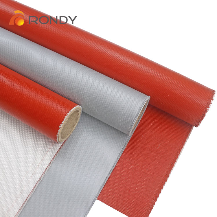 silicone coated fiberglass cloth for high temperature protection