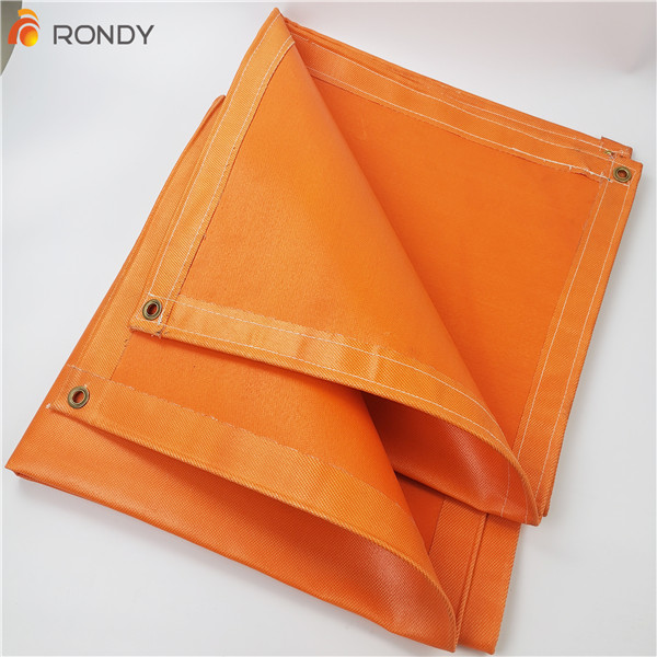 fire retardant tarpaulin coated PVC glass fiber