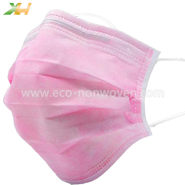 pink color nonwoven for face mask