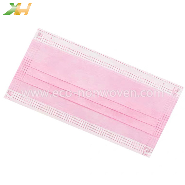 pink color nonwoven for face mask