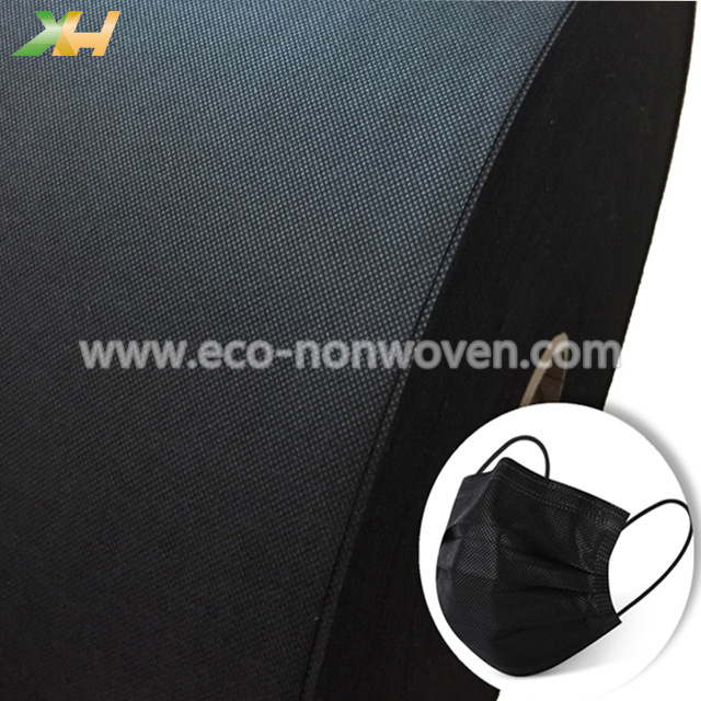 black nonwoven for face mask